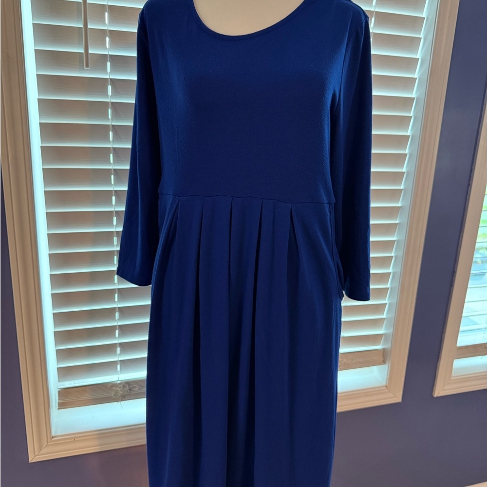 Zenana Outfitters Royal Blue Long Sleeve Dress